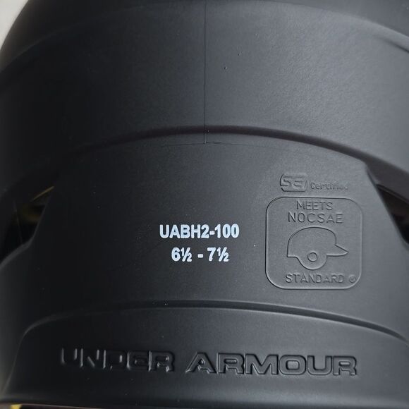 New Under Armour Senior Converge Shadow Matte Baseball Batting Helmet - Picture 6 of 10